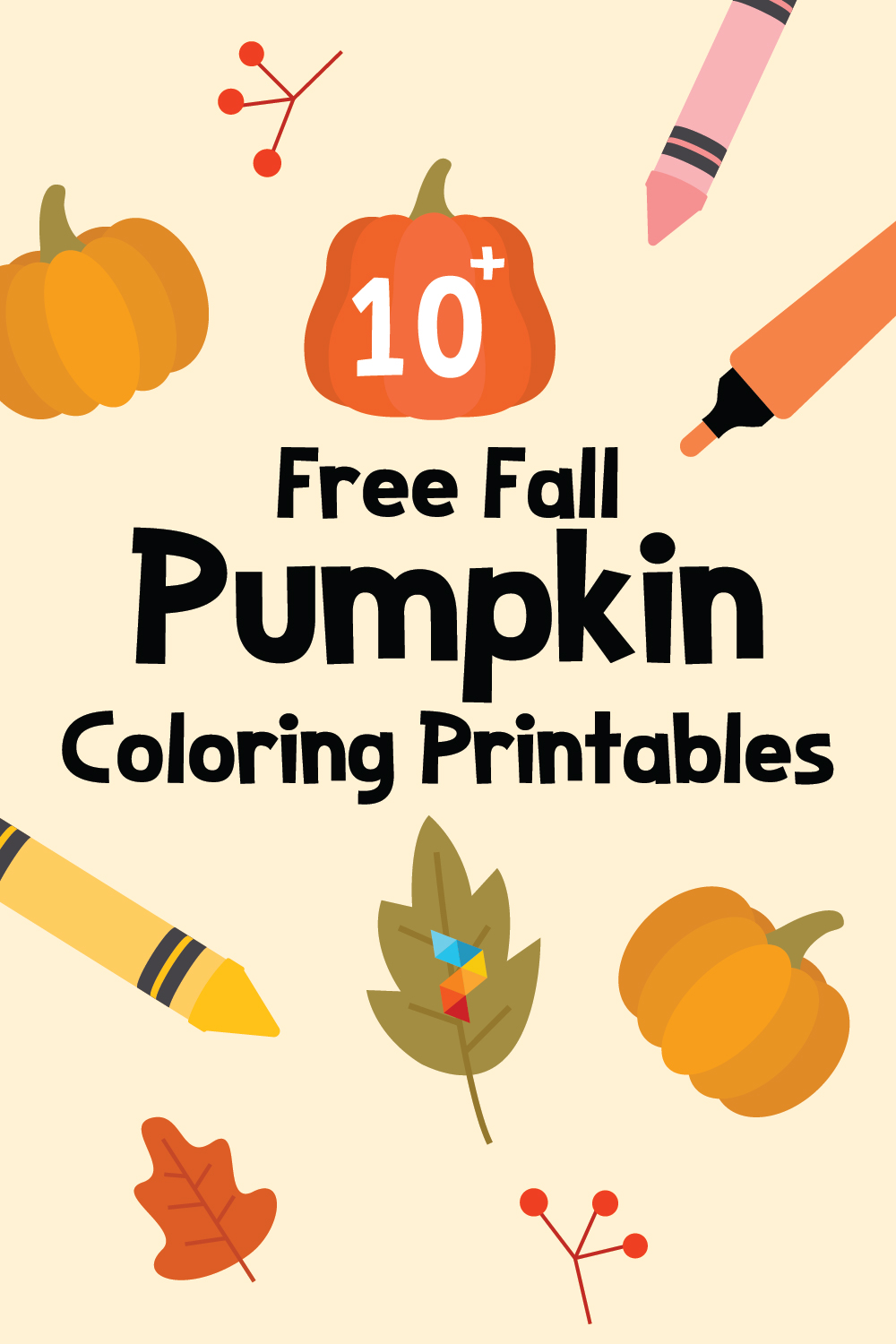Fall Pumpkin Coloring