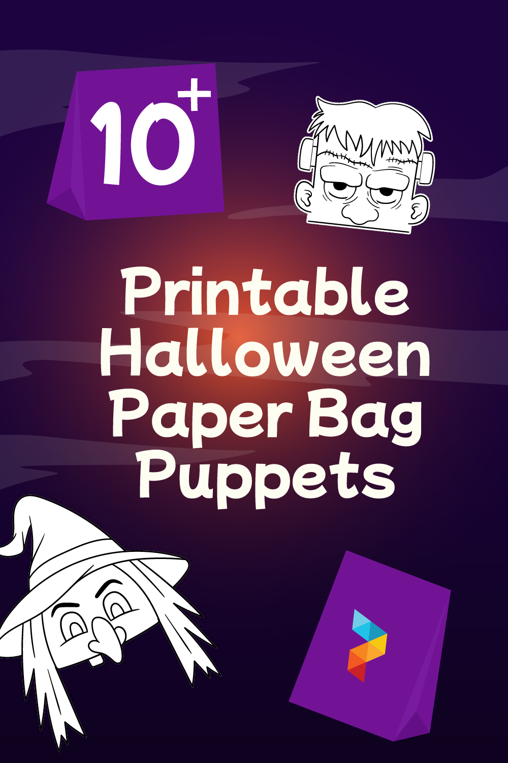 Halloween Paper Bag Puppets Halloween Paper Bag Puppets