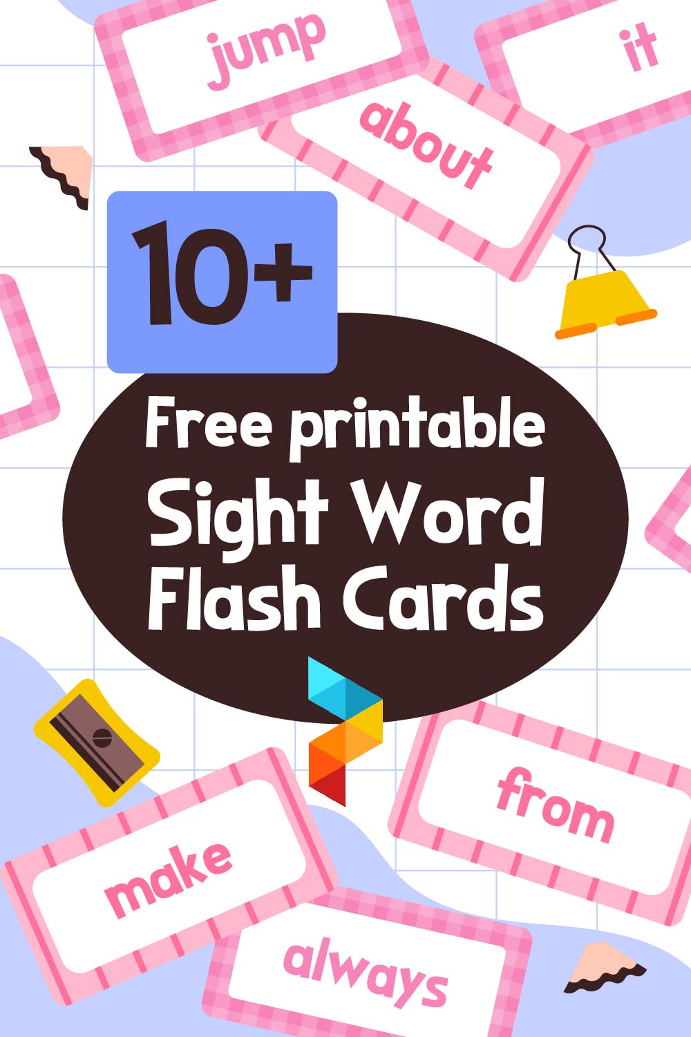  Printable Sight Word Flash Cards