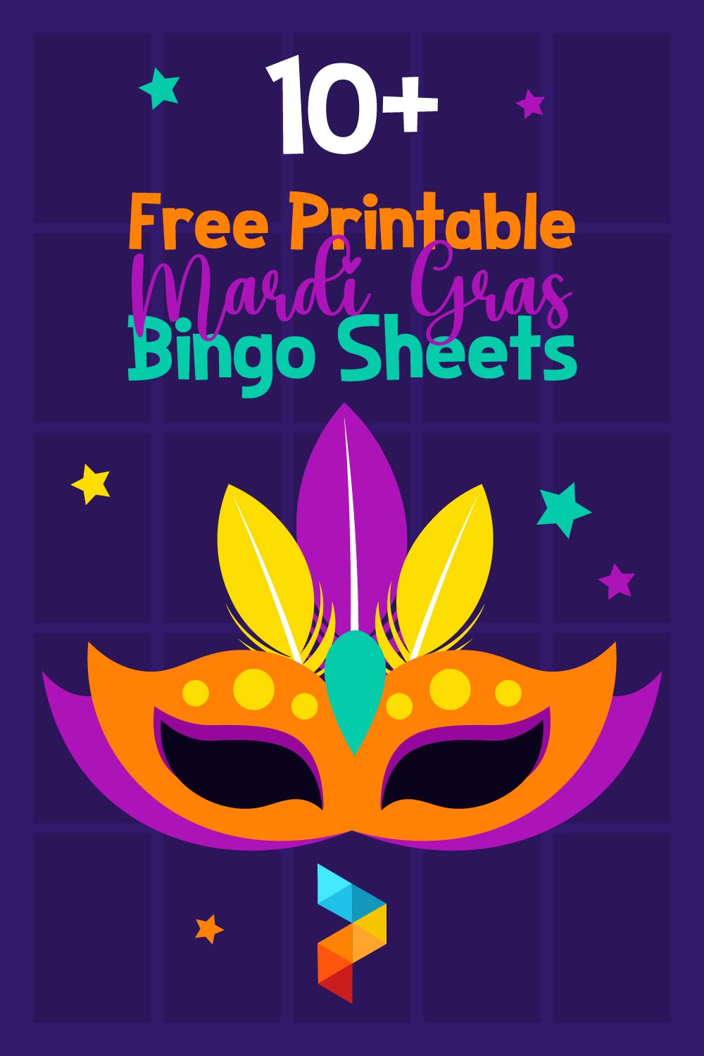 Mardi Gras Bingo Sheets Mardi Gras Bingo Sheets