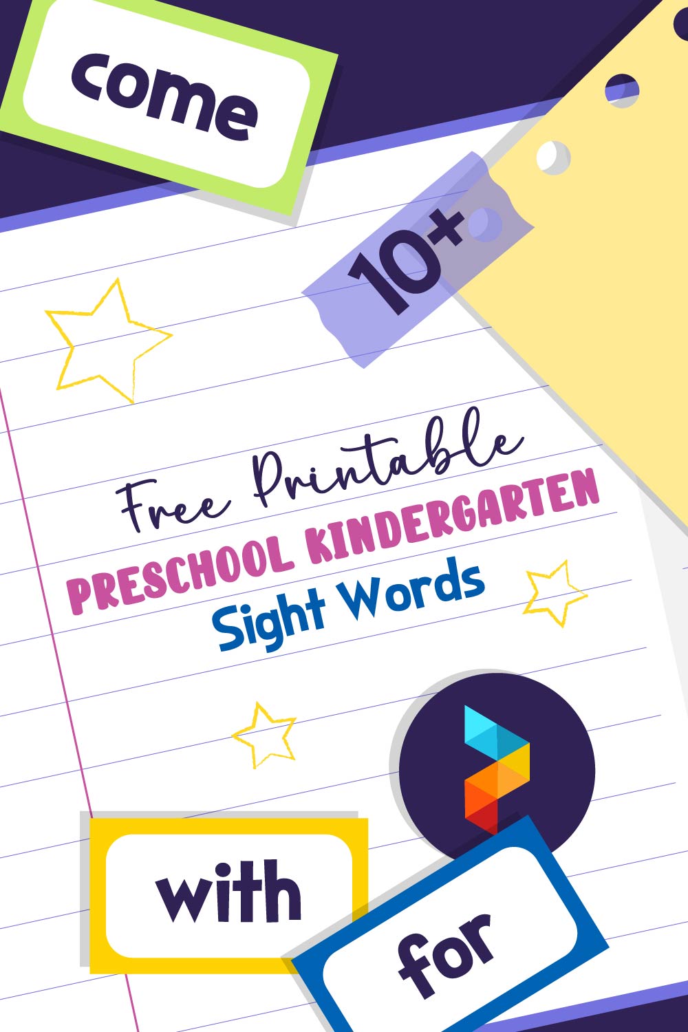 Preschool  Kindergarten Sight Words