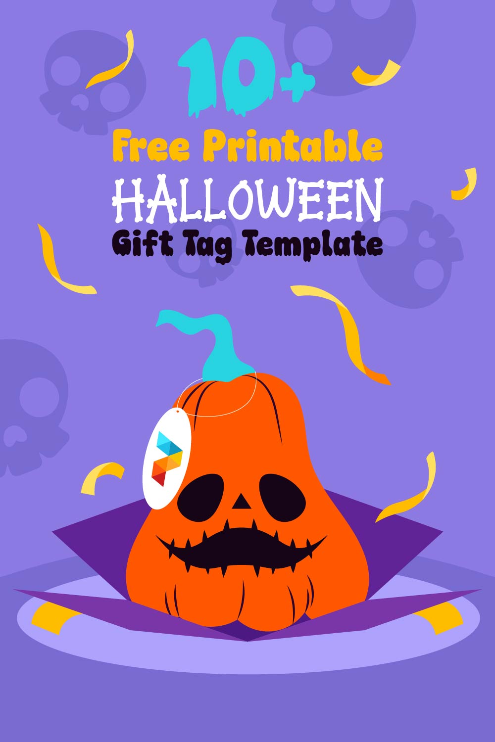 Halloween Gift Tag Template Halloween Gift Tag Template