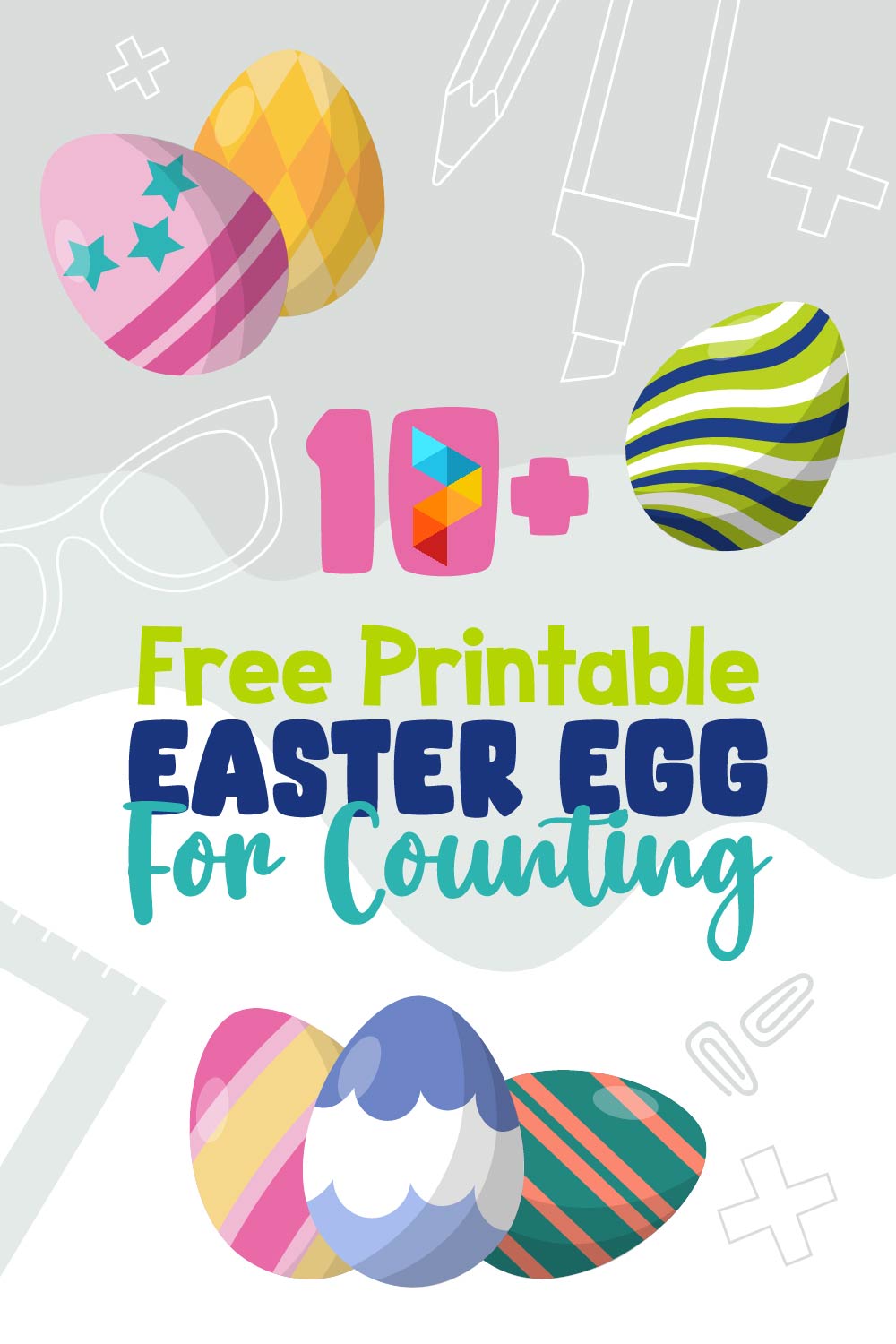 Easter Egg Printables for Counting