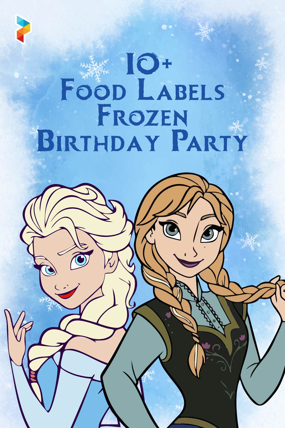 Printable Food Labels Frozen Birthday Party