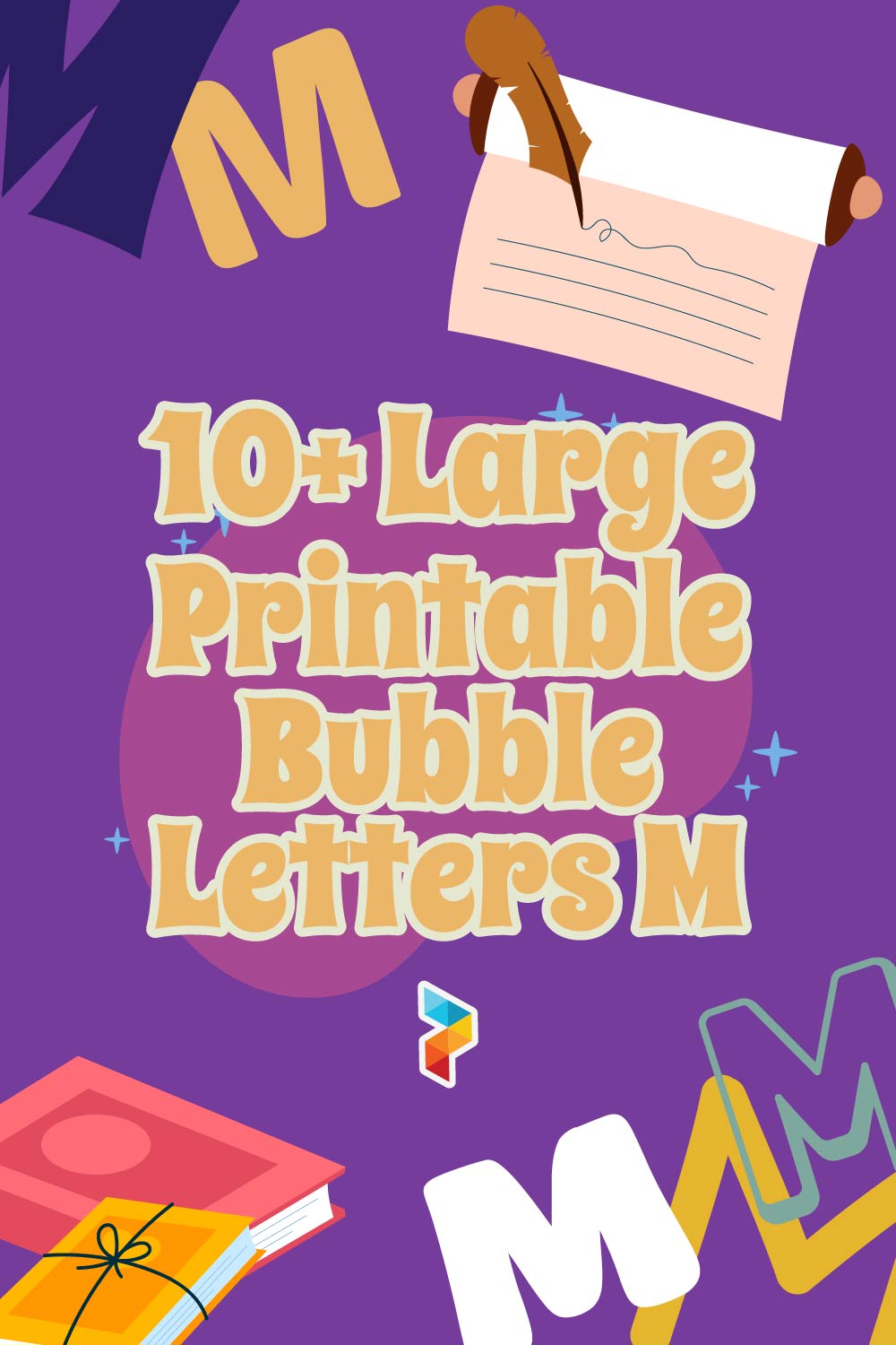Large Bubble Letters M Large Bubble Letters M