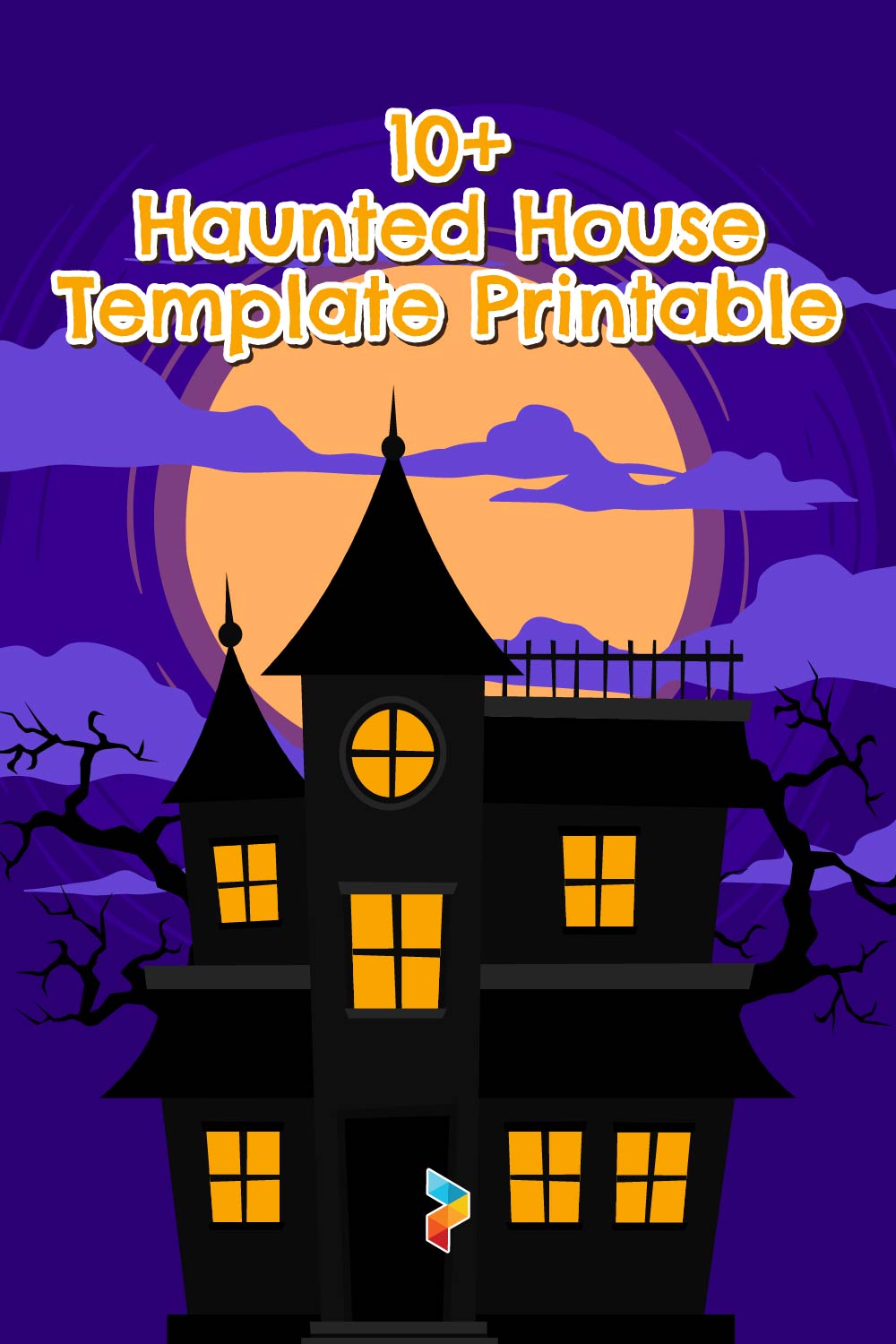 Haunted House Template Printable