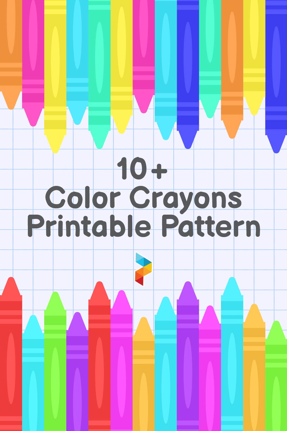 Color Crayons Pattern Color Crayons Pattern