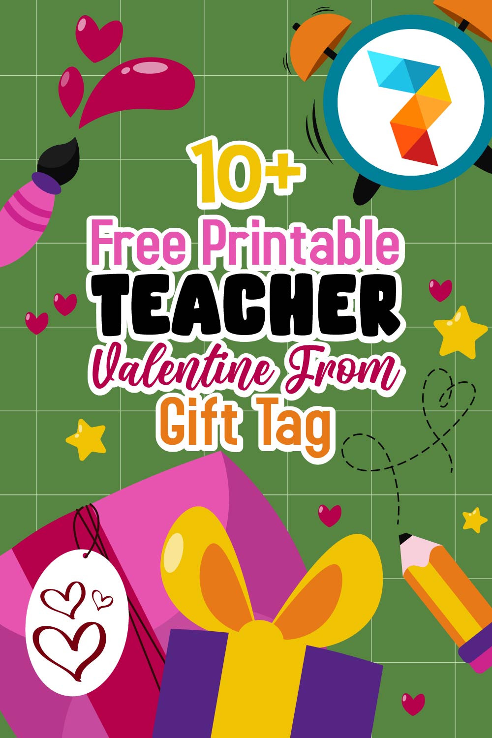 Teacher Valentine From Gift Tag Teacher Valentine From Gift Tag