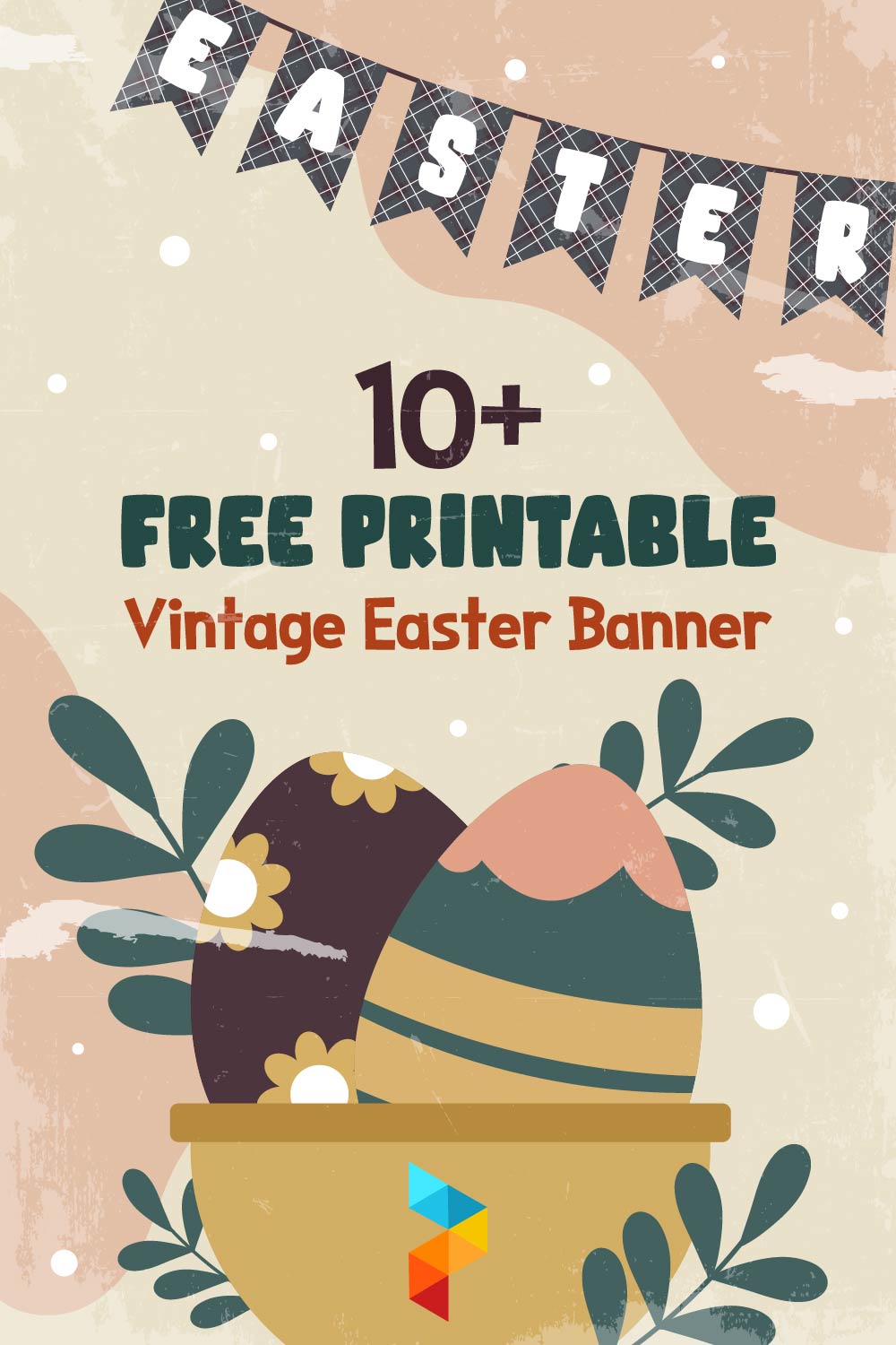 Vintage Easter Banner Vintage Easter Banner