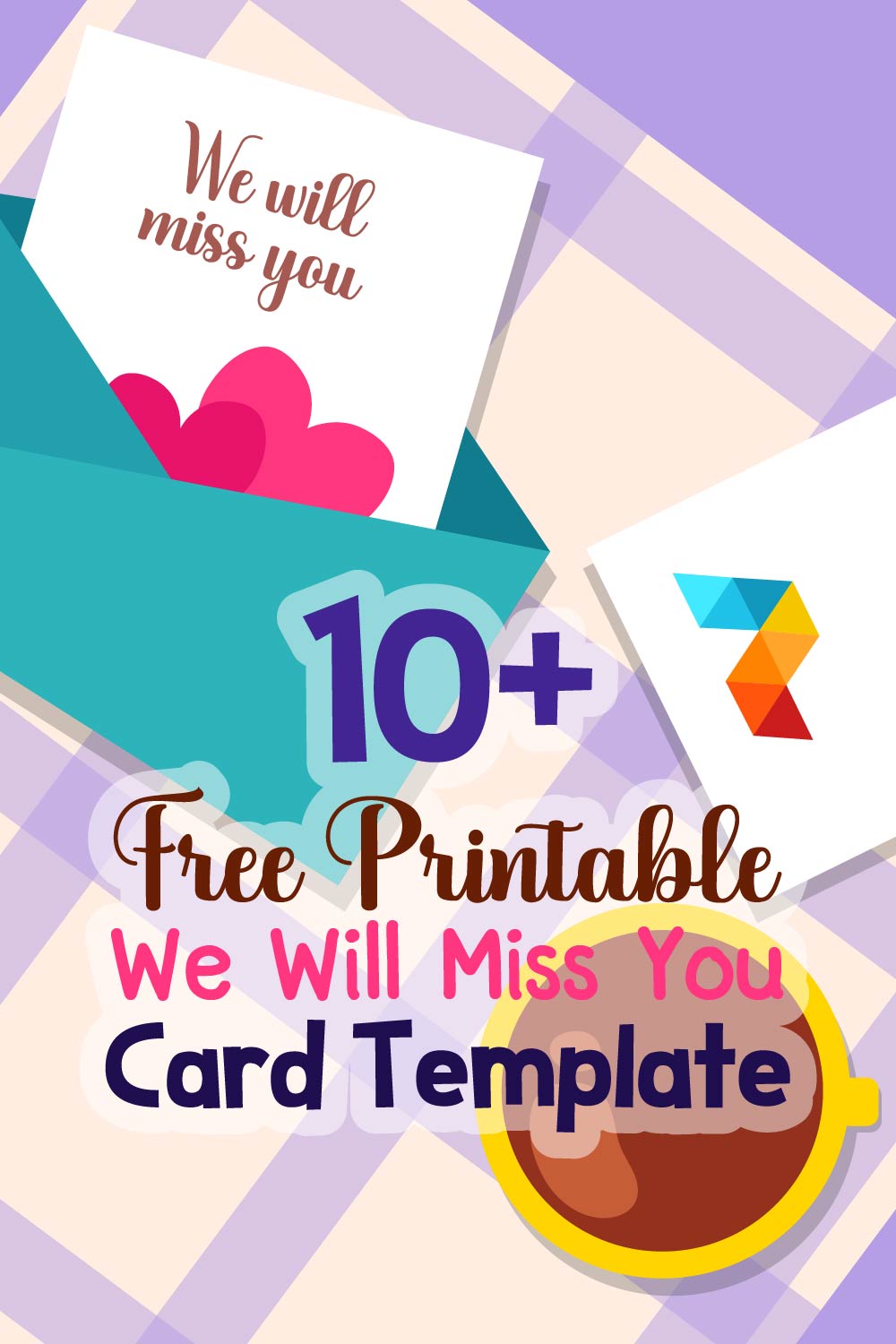 We Will Miss You Card Printable Template