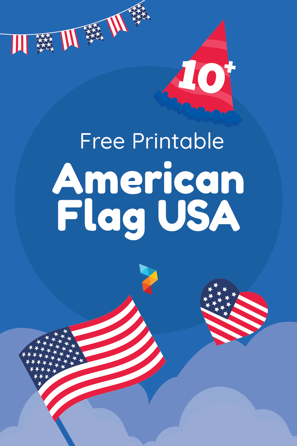 Printable American Flag USA
