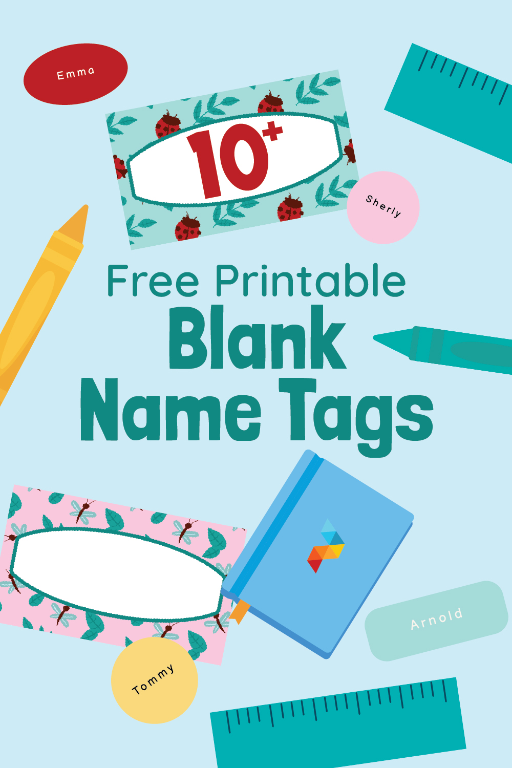 Printable Blank Name Tags