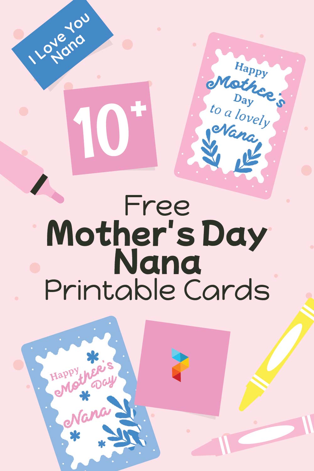 Mothers Day Nana Printable Cards