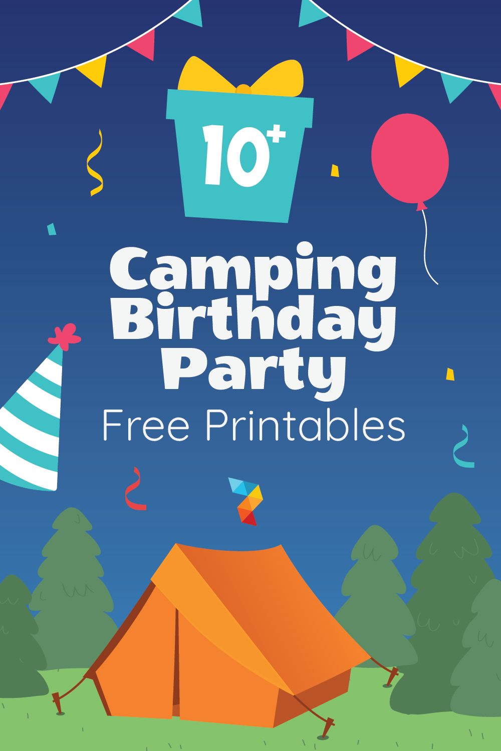 Camping Birthday Party  Printables