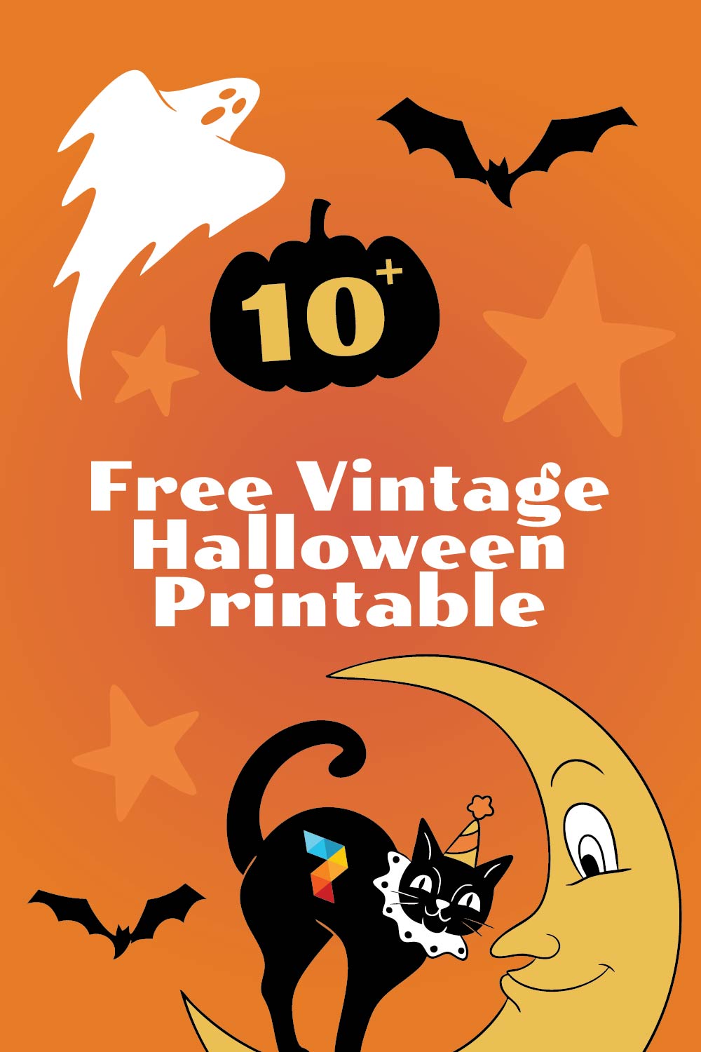  Vintage Halloween Printables