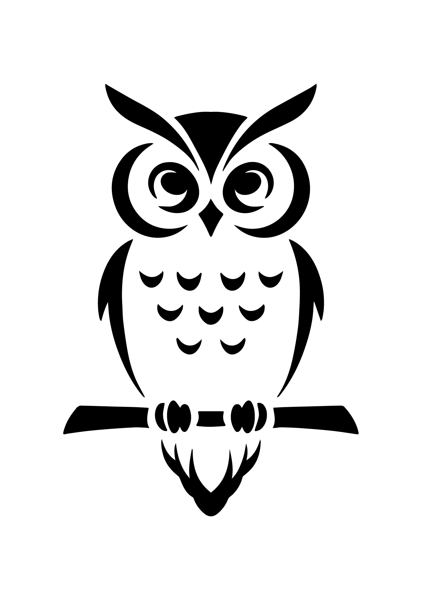 Easy Owl Pumpkin Carving Stencils Easy Owl Pumpkin Carving Stencils