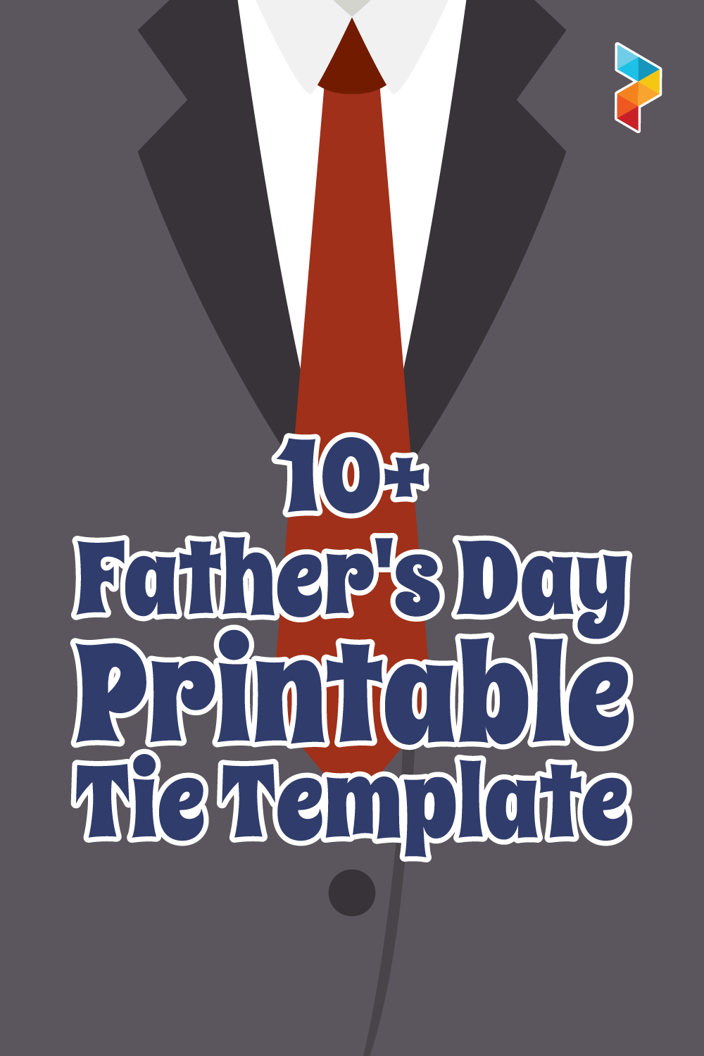 Father's Day Tie Template