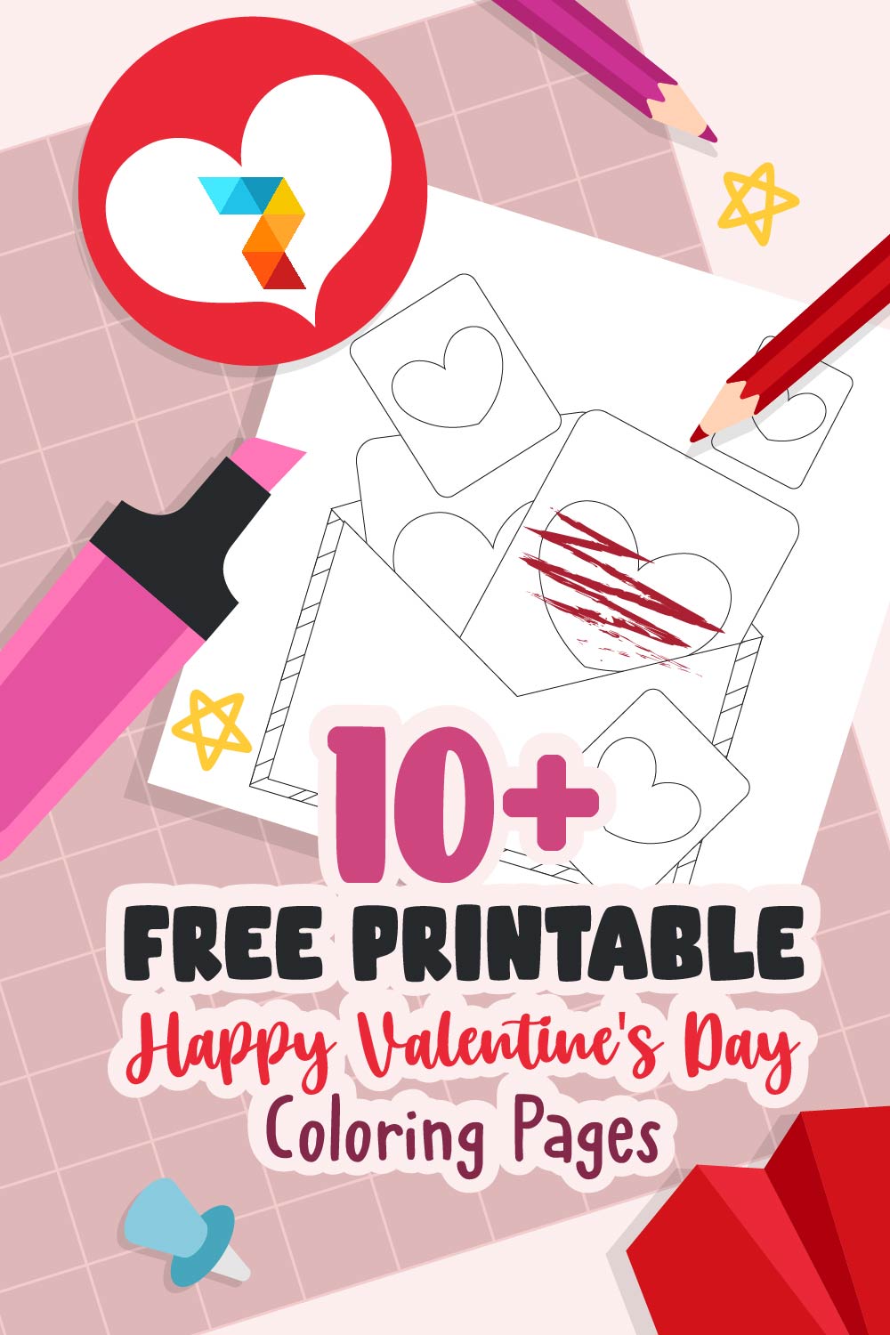 Happy Valentine's Day Coloring Pages Happy Valentine's Day Coloring Pages