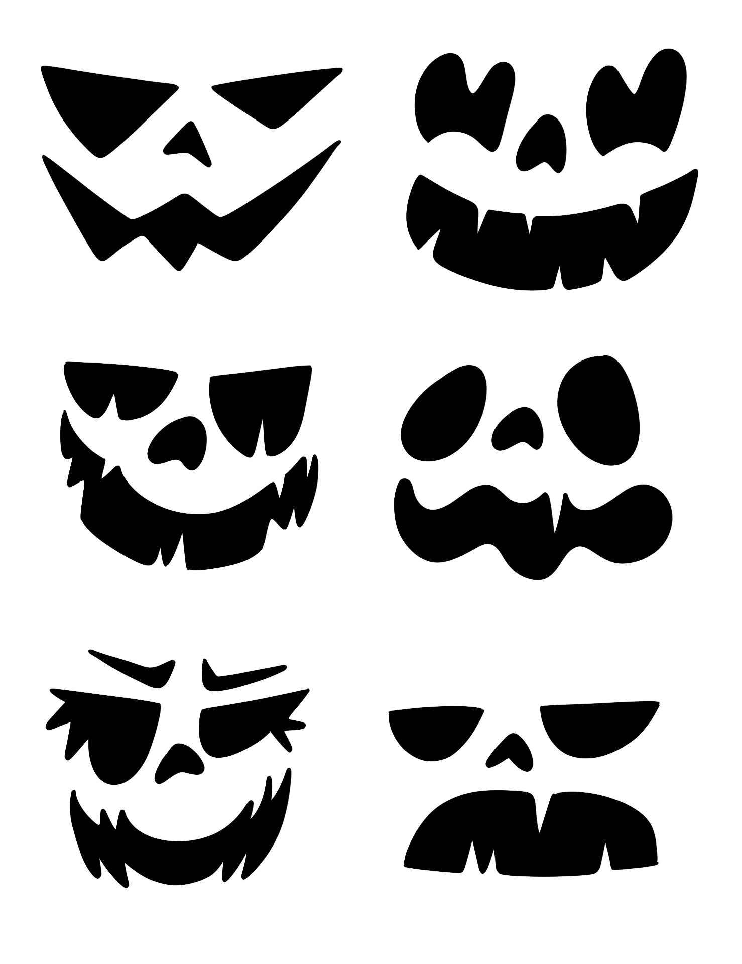 Horror Theme Pumpkin Carving Designs Printable Horror Theme Pumpkin Carving Designs Printable