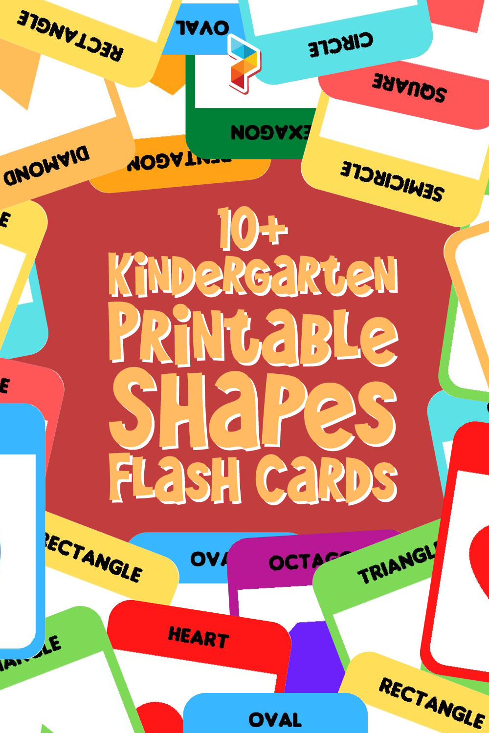 Kindergarten  Shapes Flash Cards