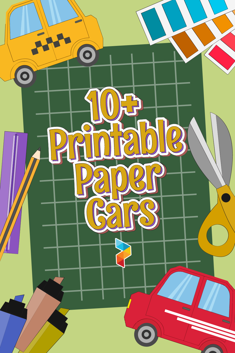 Printable Paper Cars
