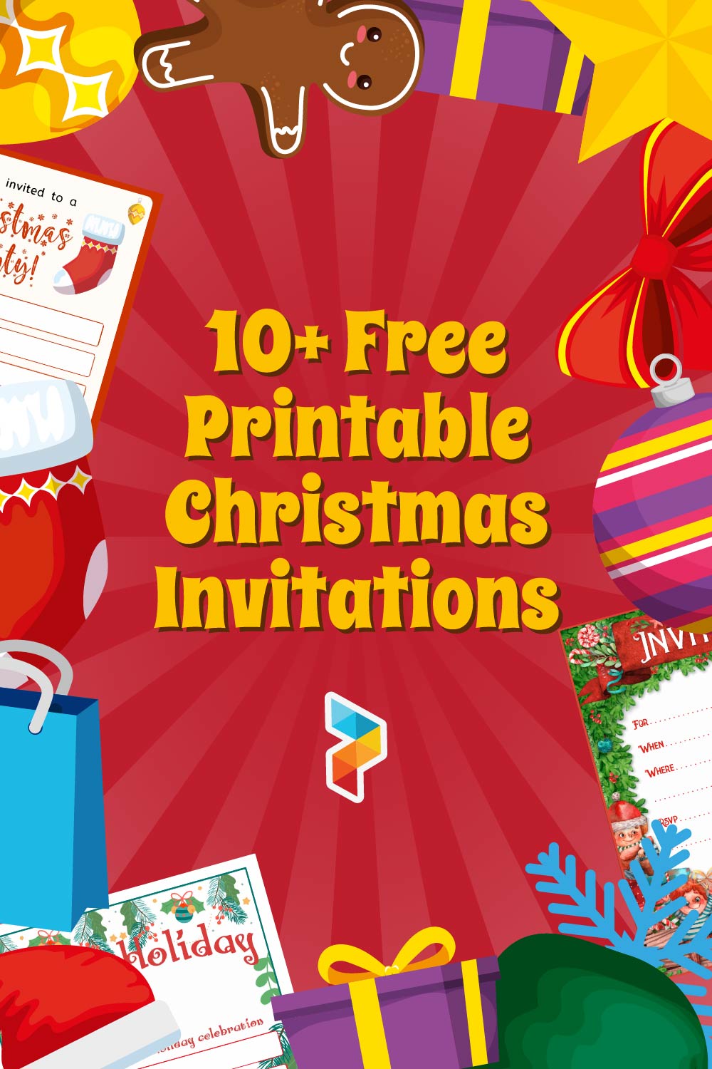  Printable Christmas Invitations