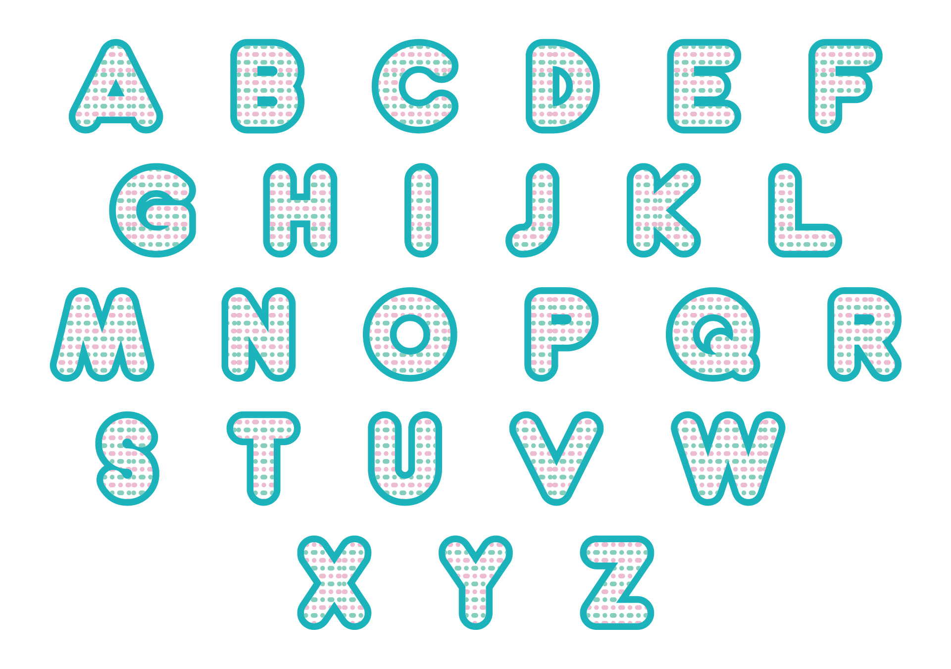 Polka Dot ABC Letters for Classroom Polka Dot ABC Letters for Classroom