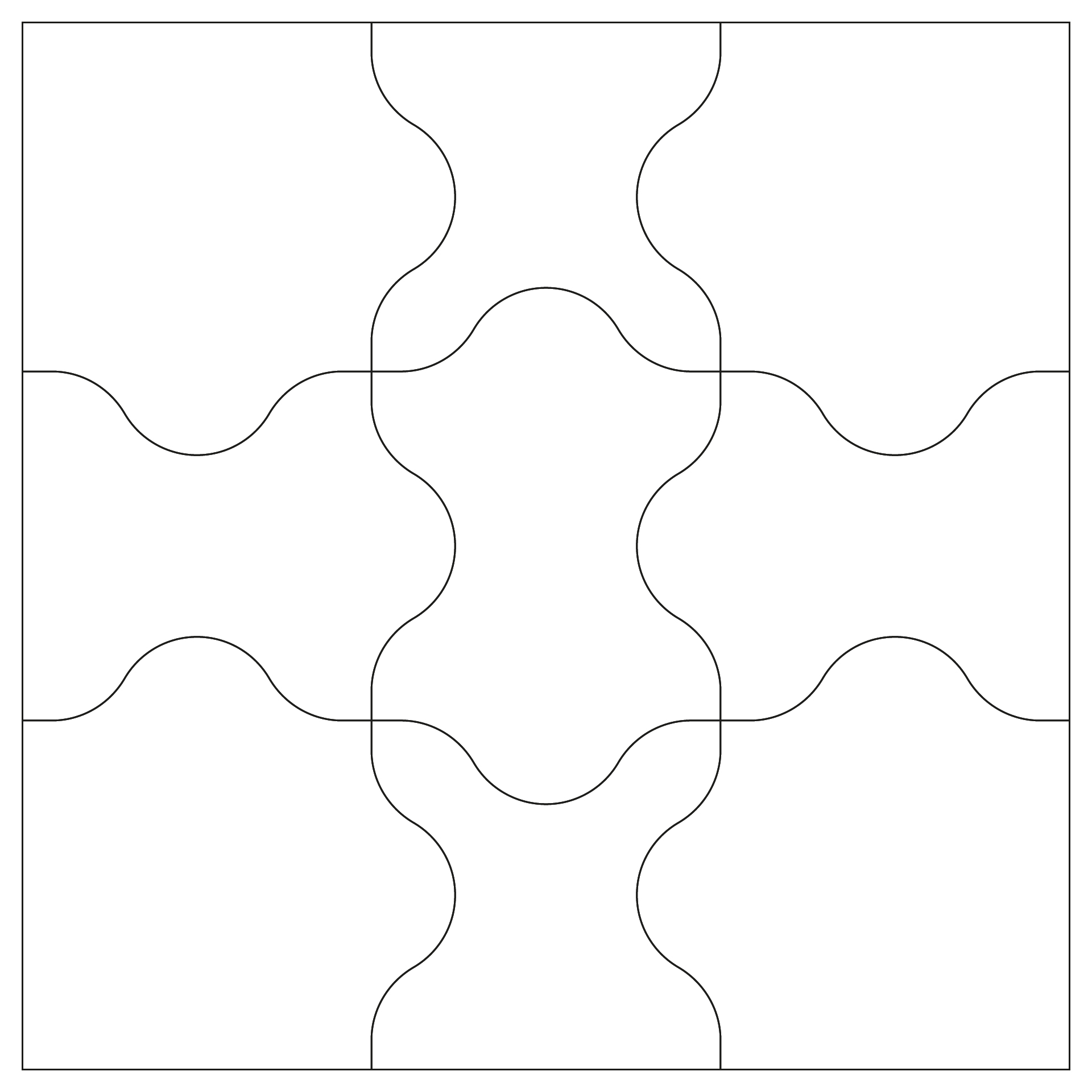 Preschool 9 Piece Jigsaw Puzzle Printable Preschool 9 Piece Jigsaw Puzzle Printable