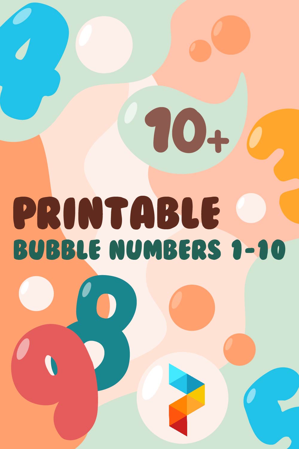 Bubble Numbers 1-10 Bubble Numbers 1-10
