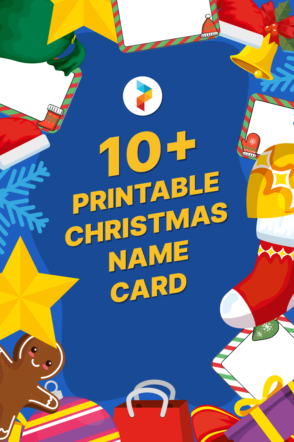 Printable Christmas Name Cards