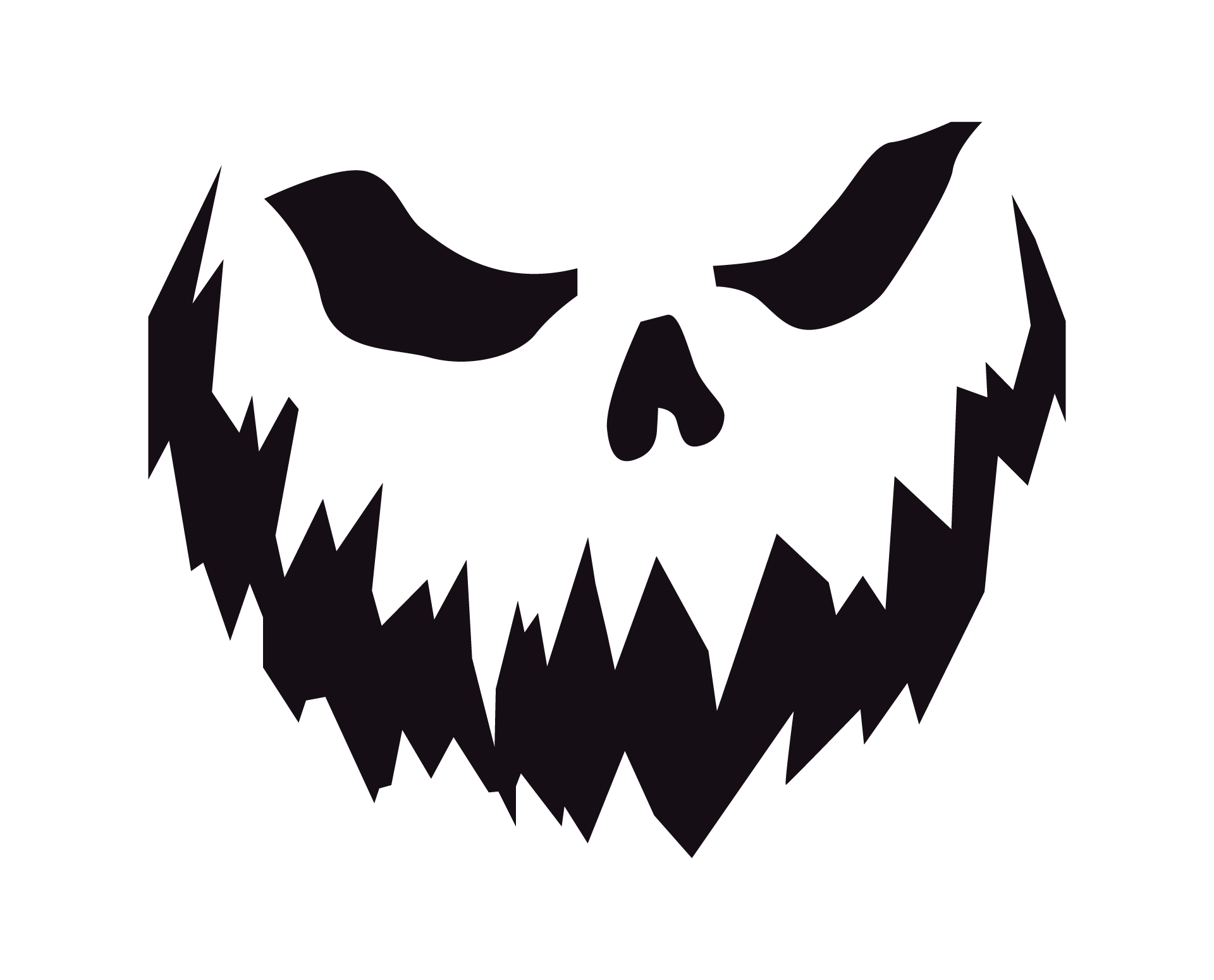 Printable Creepy Pumpkin Faces for Carving Printable Creepy Pumpkin Faces for Carving