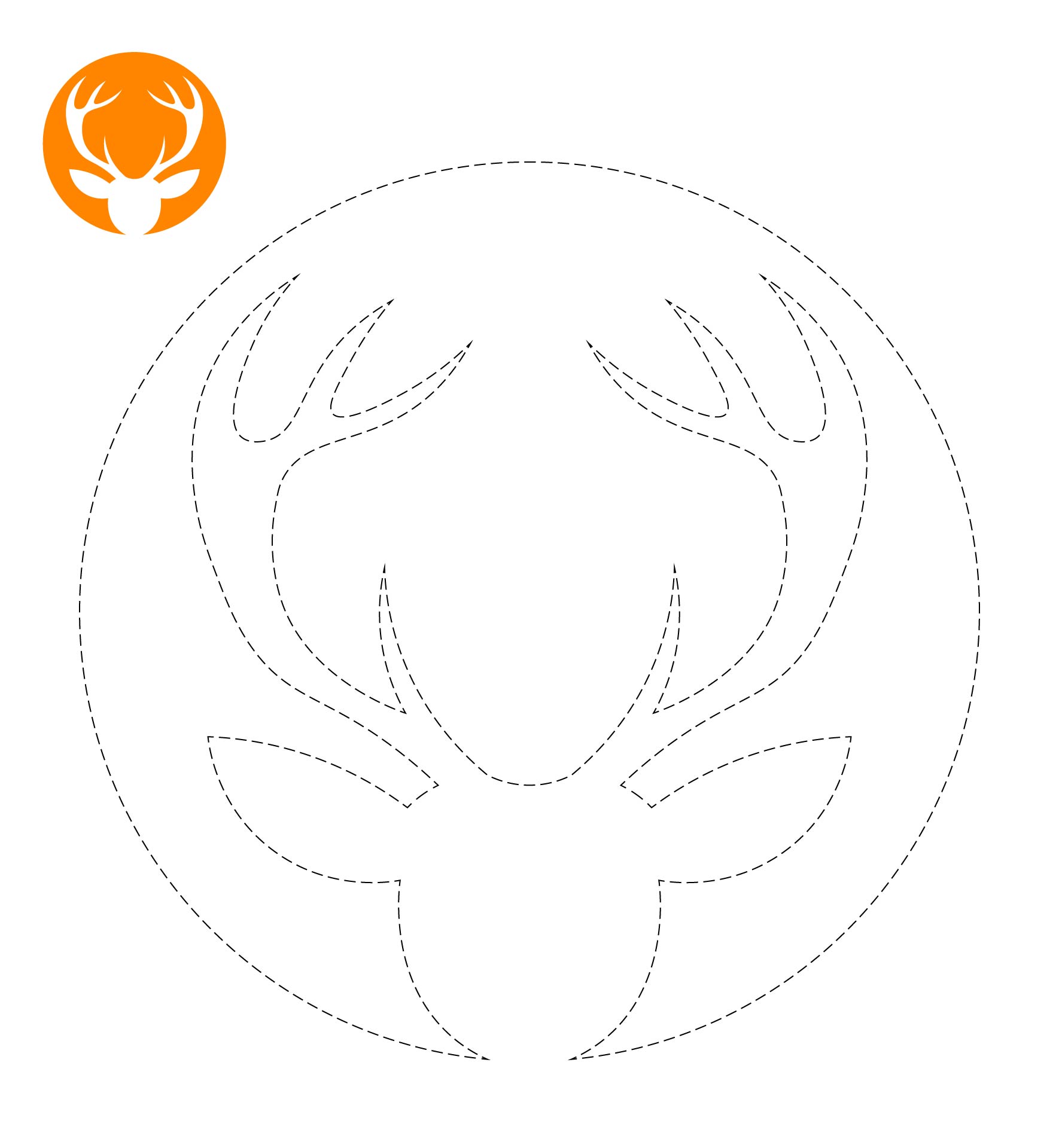 Printable Deer Pumpkin Carving Outlines Printable Deer Pumpkin Carving Outlines