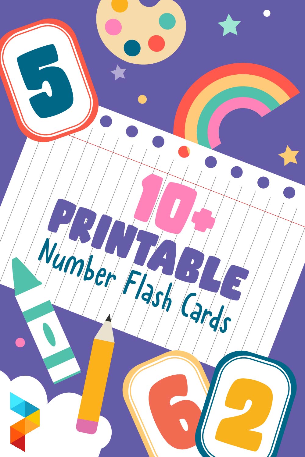 Printable Number Flash Cards