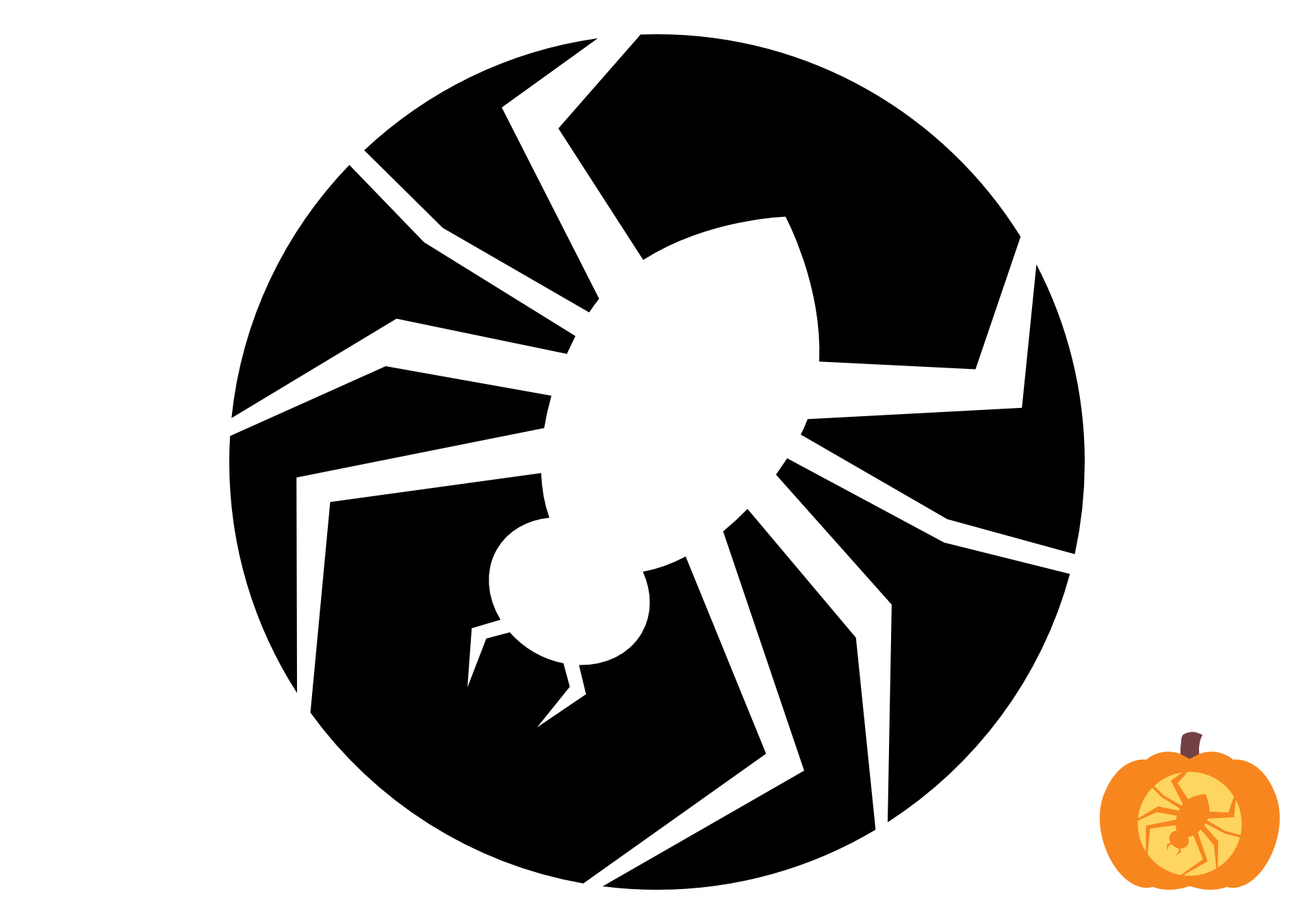 Printable Pumpkin Carving Patterns Creepy Spider