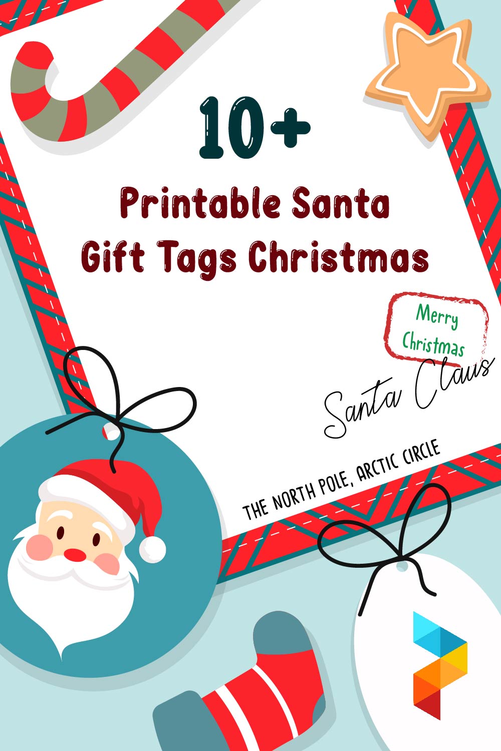 Santa Gift Tags Christmas Santa Gift Tags Christmas