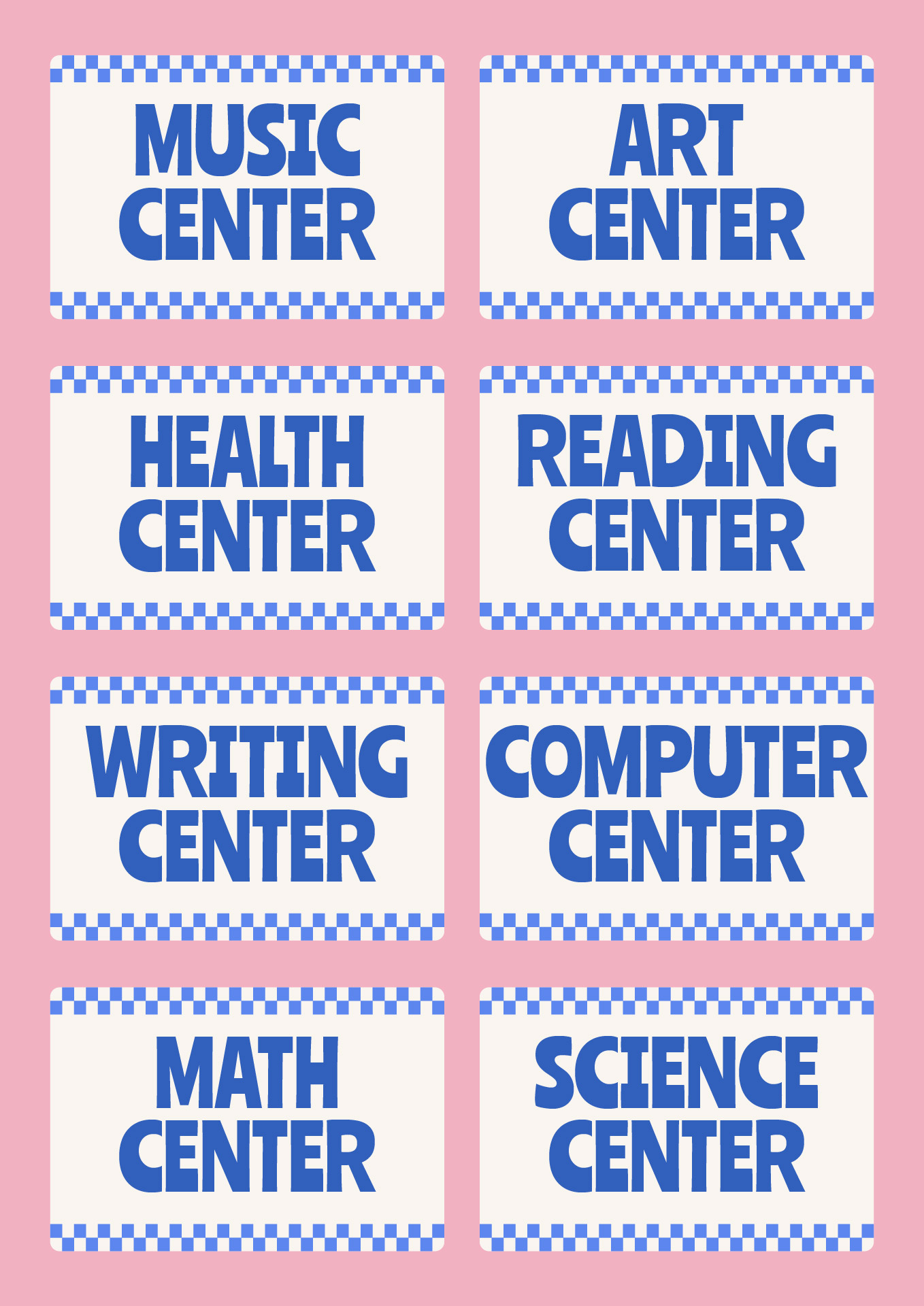 Printable Science Center Labels for Preschool Printable Science Center Labels for Preschool