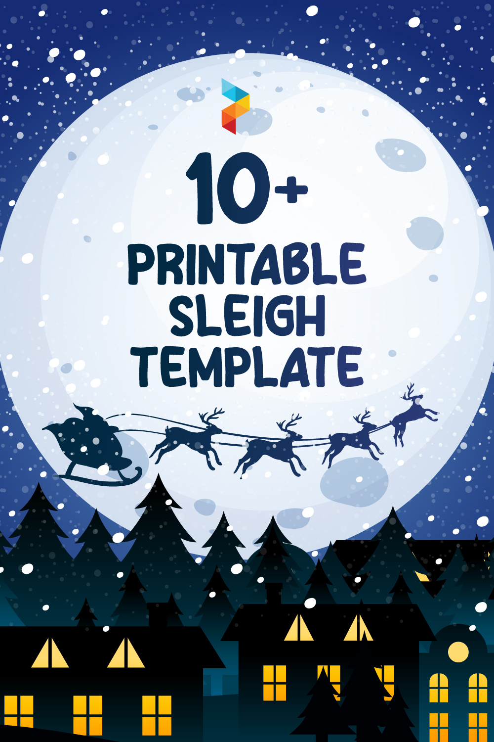 Printable Sleigh Template
