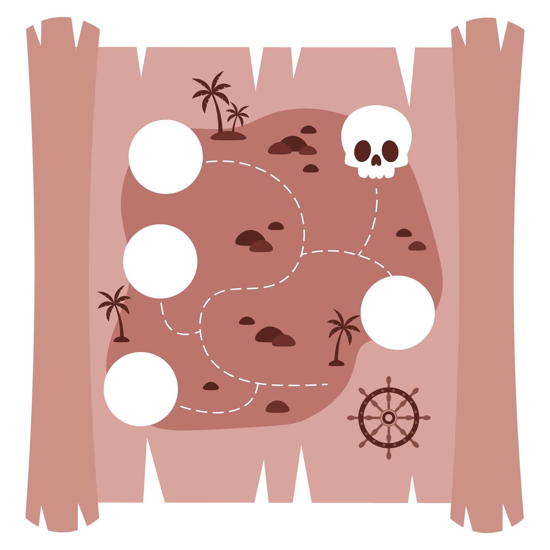 Printable Treasure Map Activity for Parties