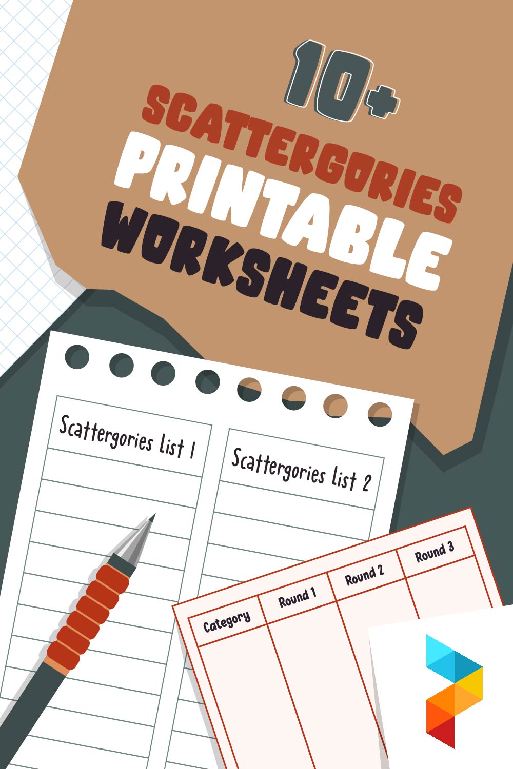 Scattergories  Worksheets