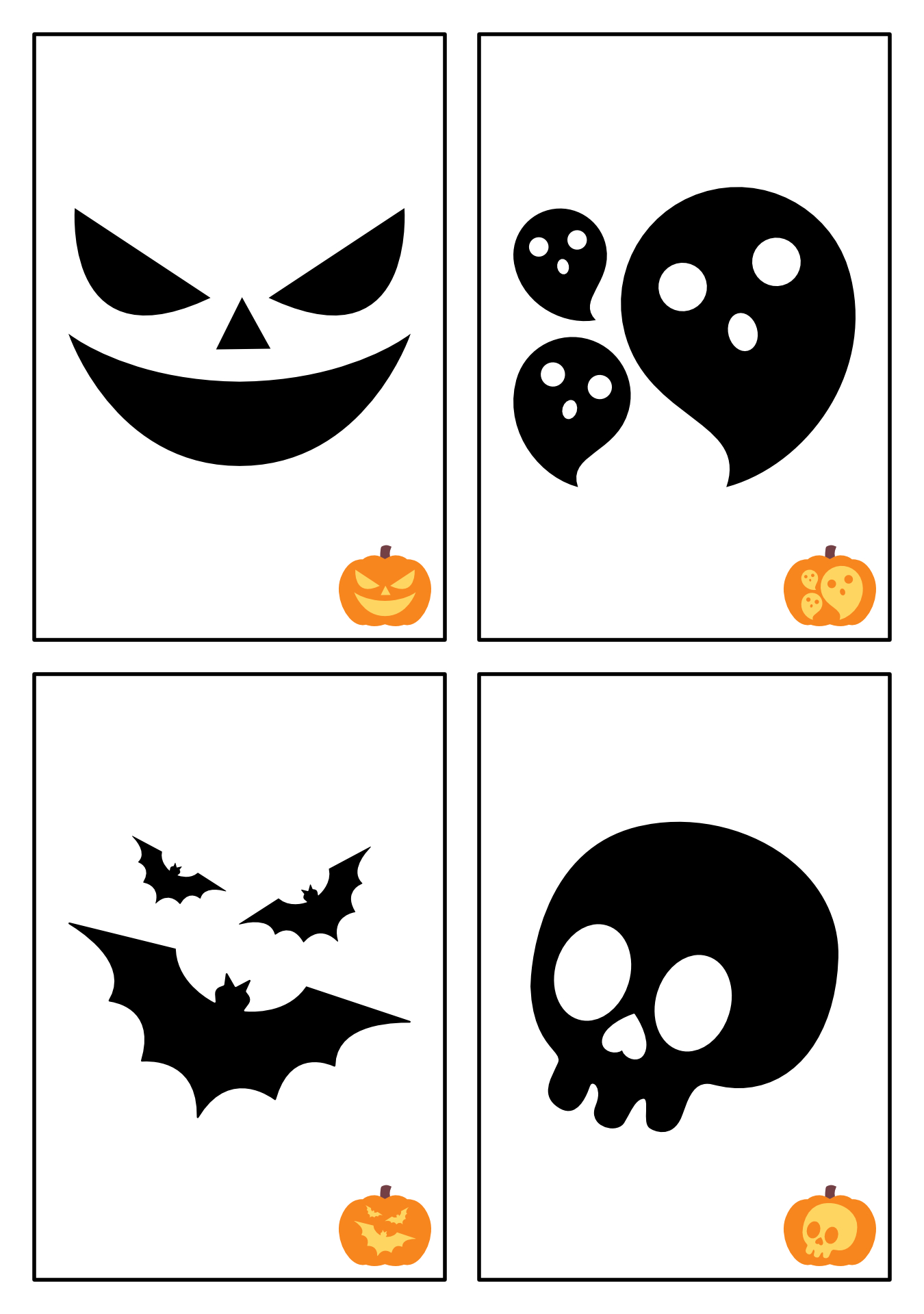 Simple Pumpkin Carving Patterns Printable for Beginners Simple Pumpkin Carving Patterns Printable for Beginners