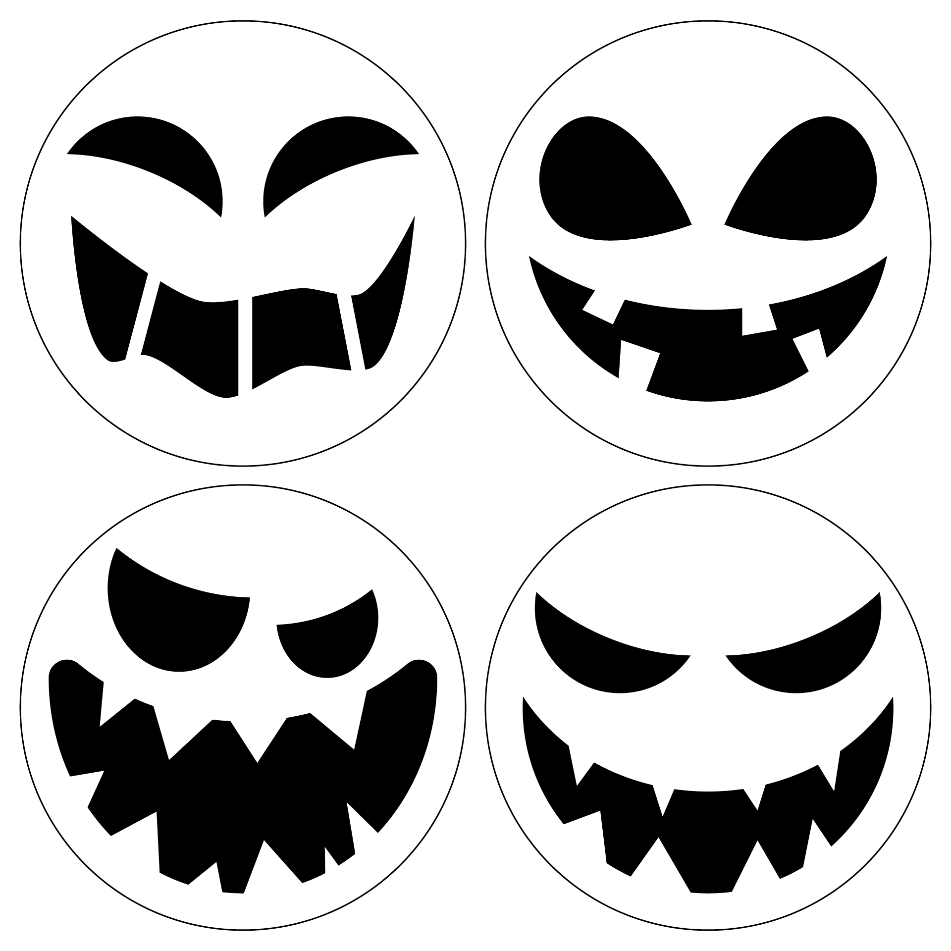 Simple Pumpkin Carving Stencils Printable Simple Pumpkin Carving Stencils Printable