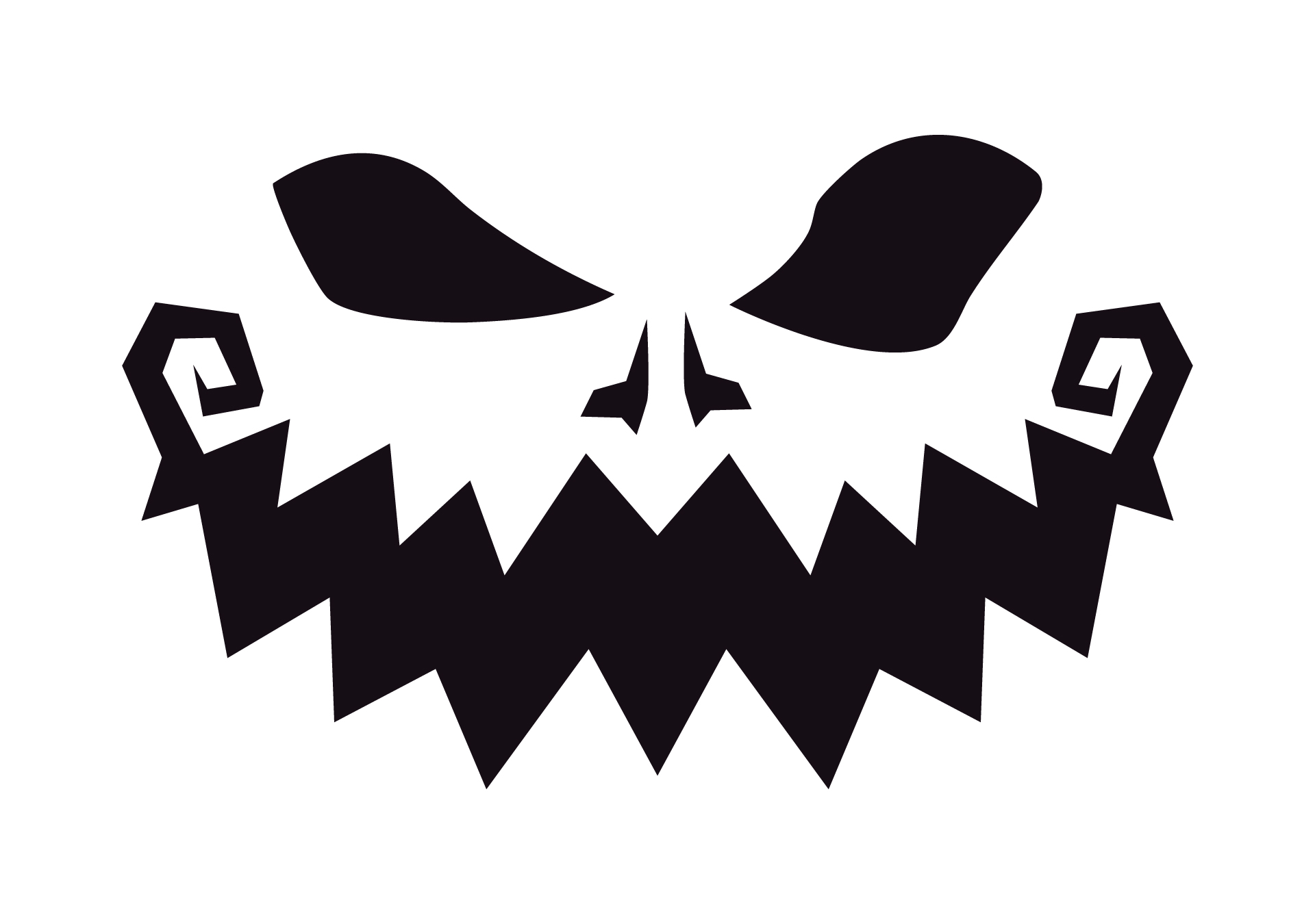 Spooky Jack-o-Lantern Carving Patterns Printable Spooky Jack-o-Lantern Carving Patterns Printable