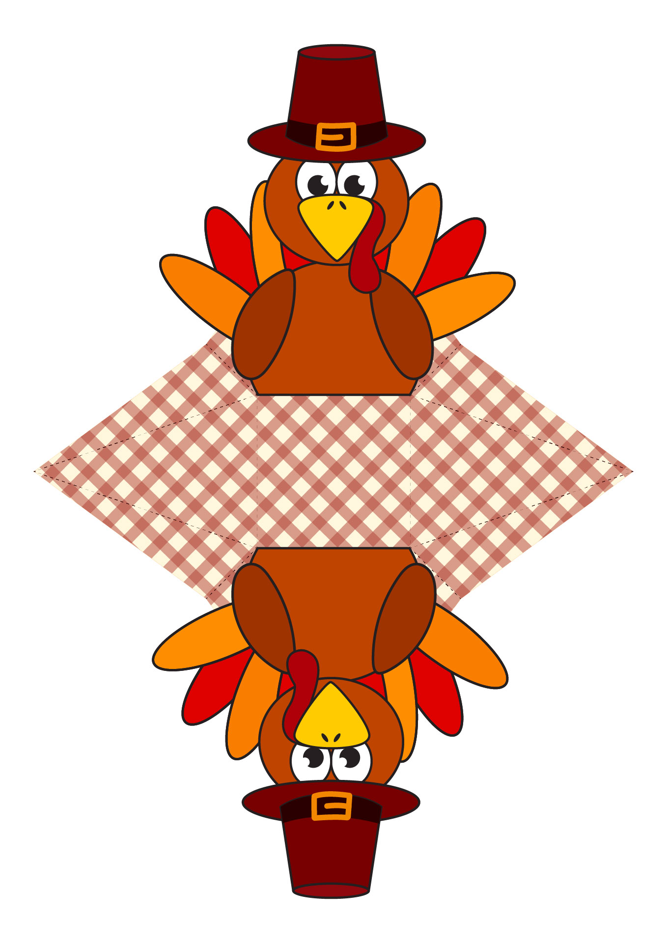 Thanksgiving Favor Boxes Printables