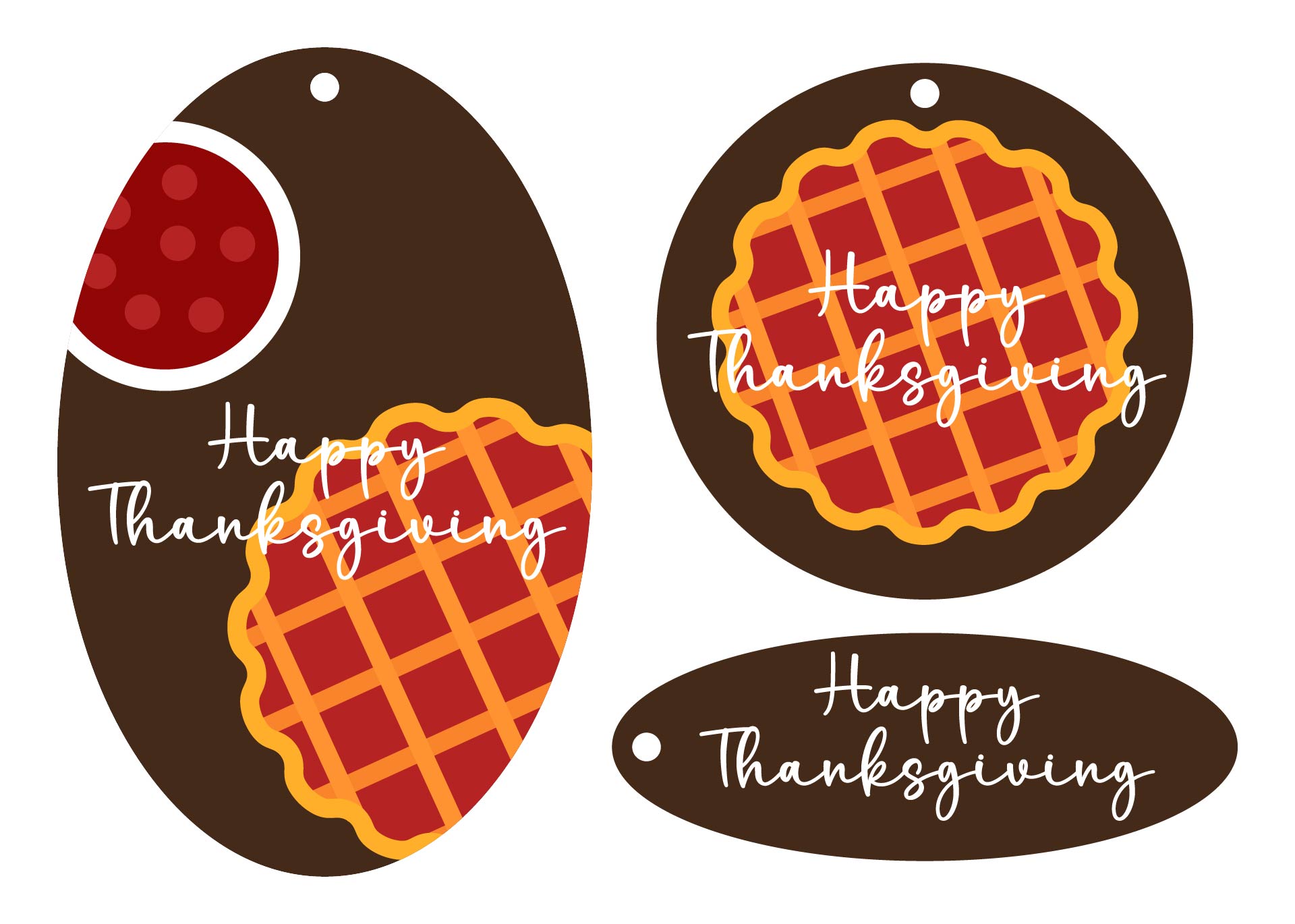 Thanksgiving Gift Tags Printables