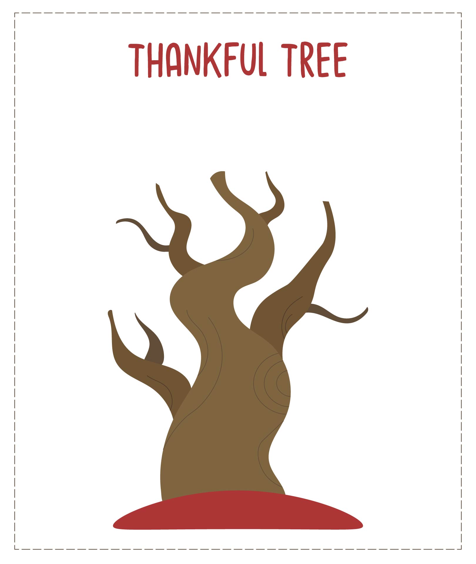 Thanksgiving Tree Activity Sheet Printable Thanksgiving Tree Activity Sheet Printable