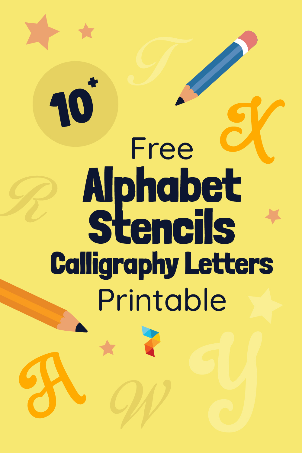 Alphabet Stencils Calligraphy Letters Alphabet Stencils Calligraphy Letters