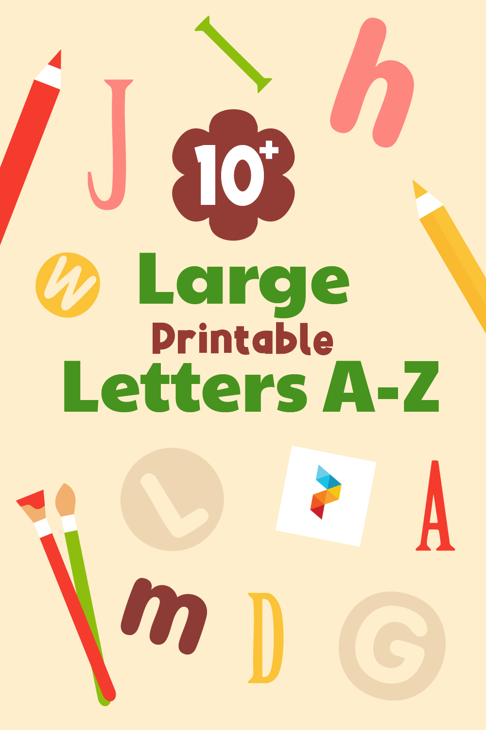 Large Letters A-Z Large Letters A-Z