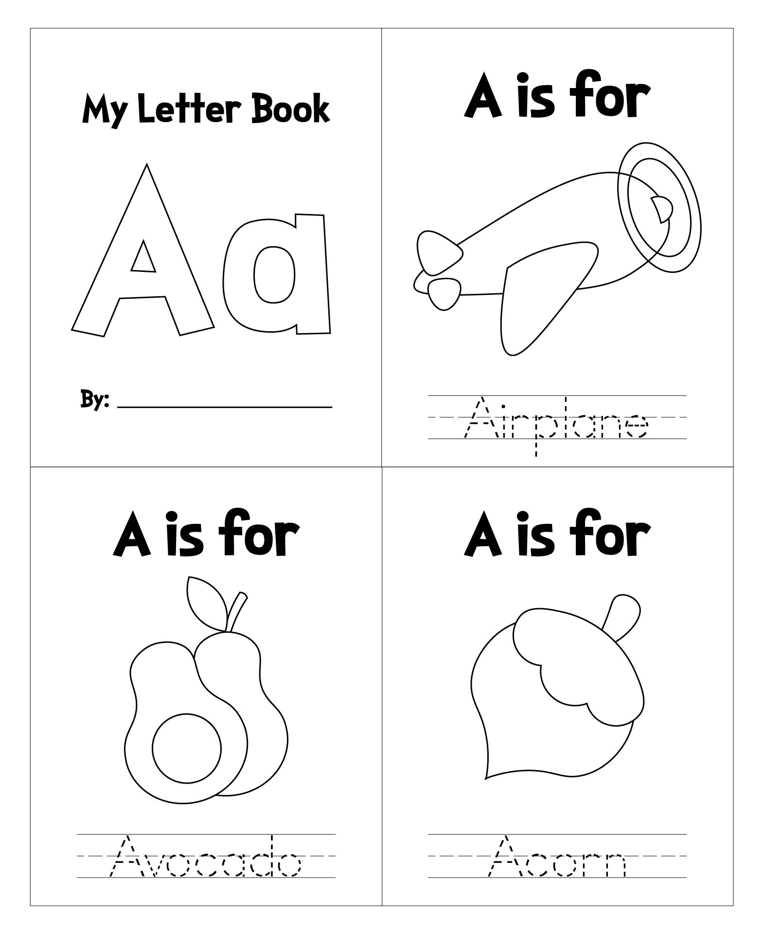 Alphabet Learning Printable Books for Kids Alphabet Learning Printable Books for Kids