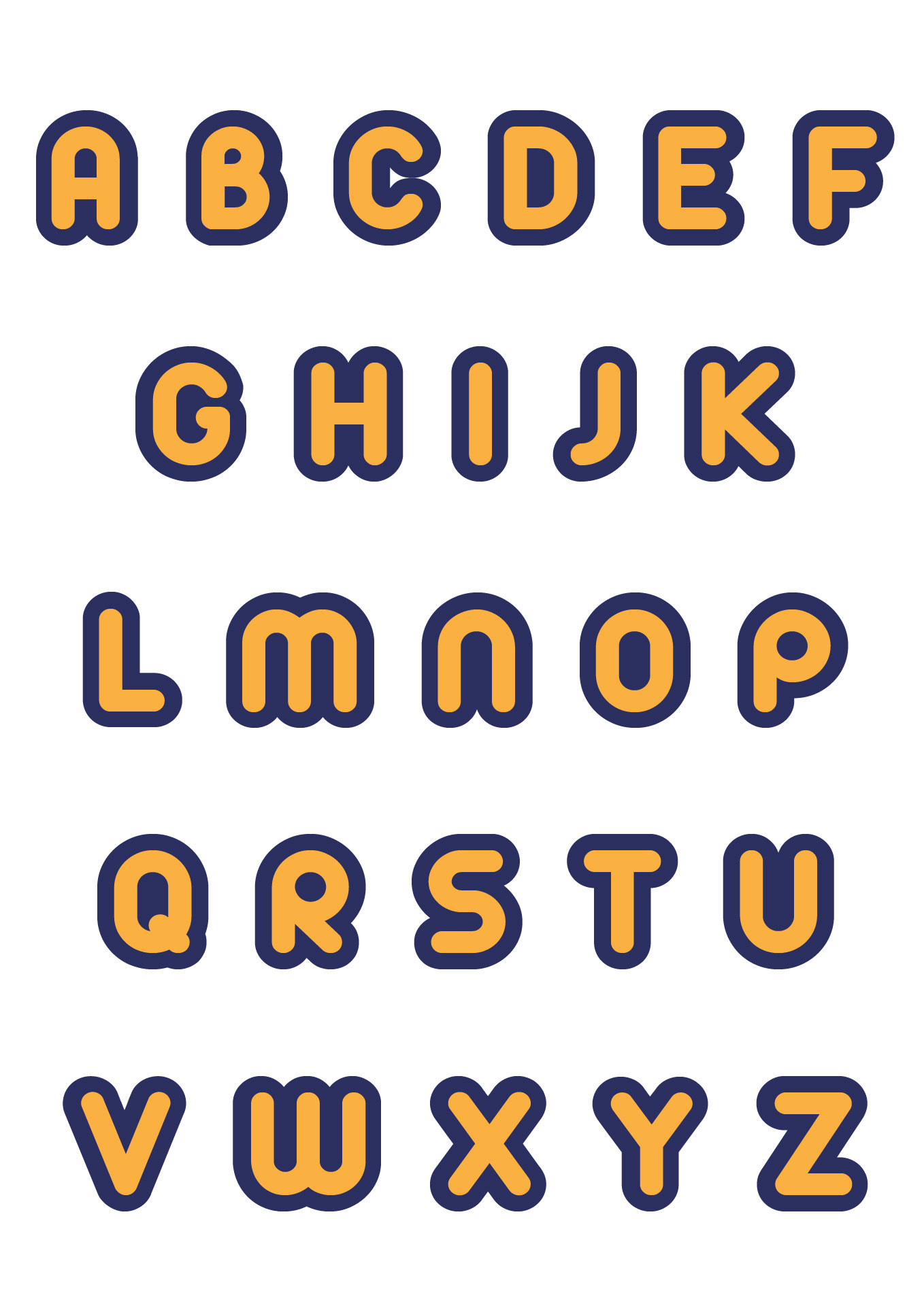 Alphabet Letters for Bulletin Board Printables Alphabet Letters for Bulletin Board Printables