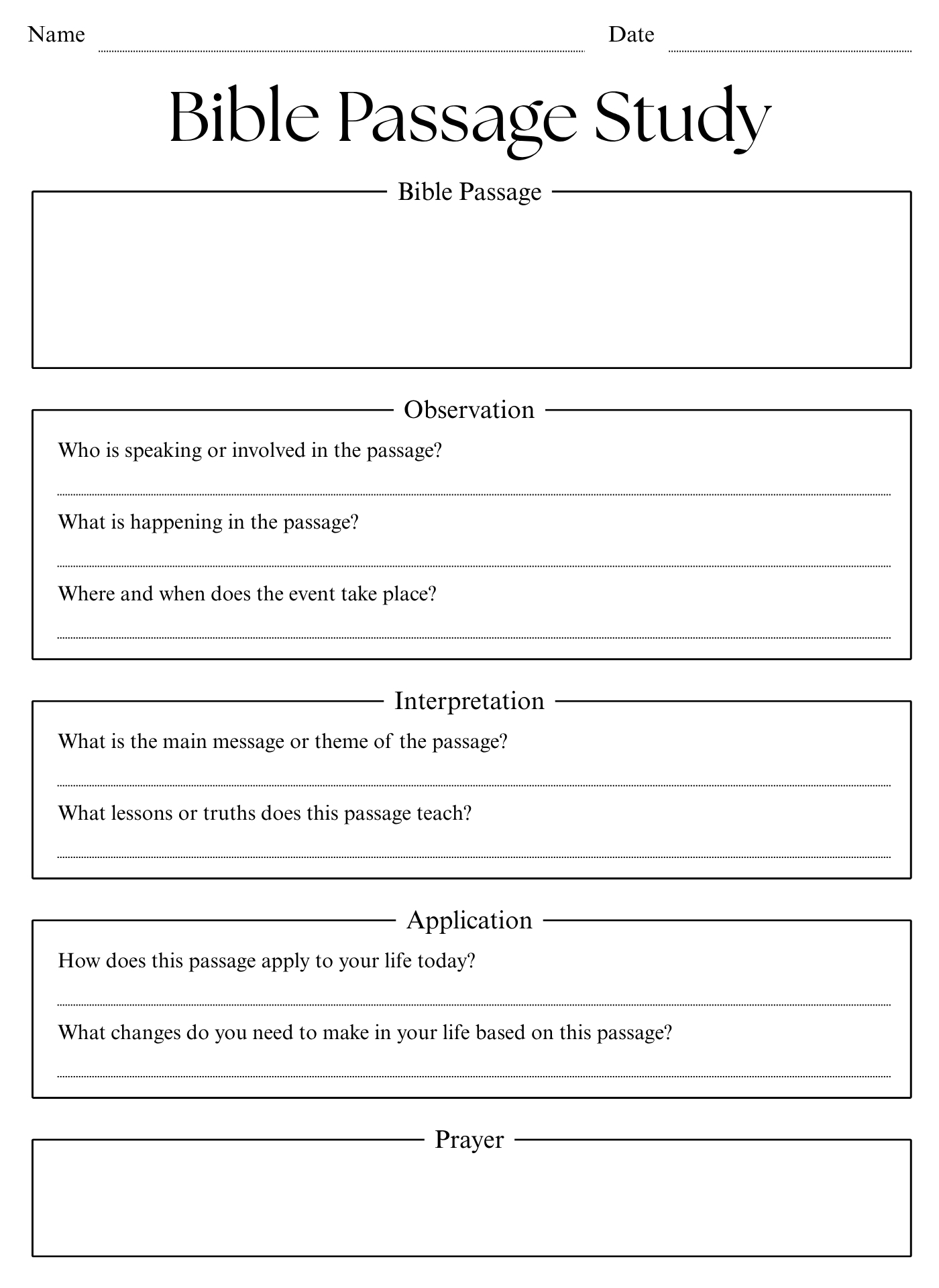 Bible Study Printable Worksheets for Youth Bible Study Printable Worksheets for Youth